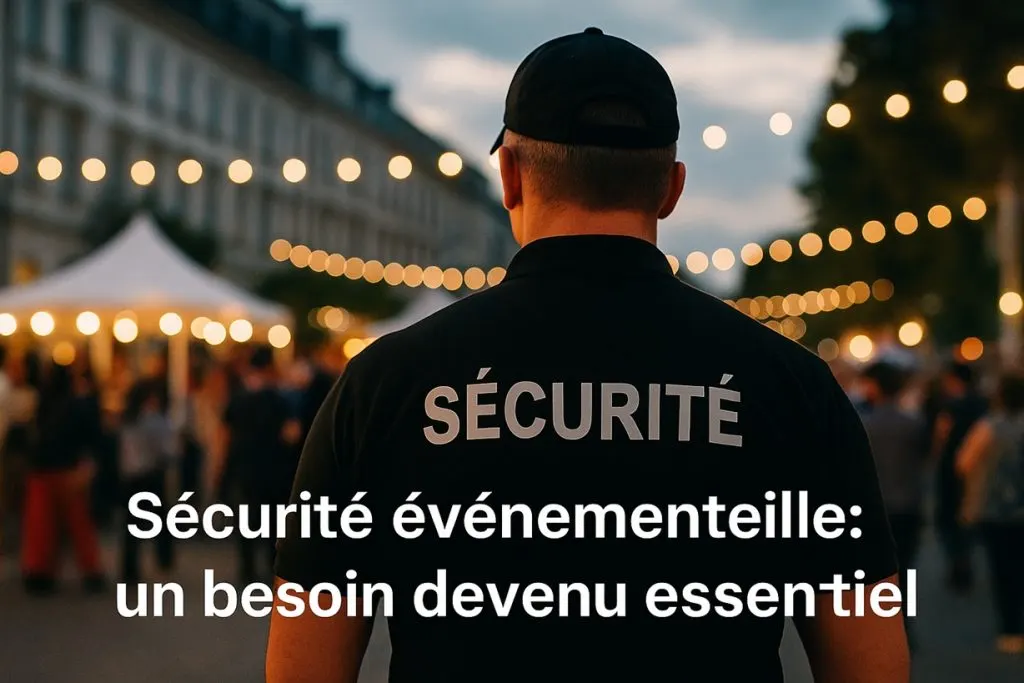 Agent de sécurité en mission pour un devis Oprotect