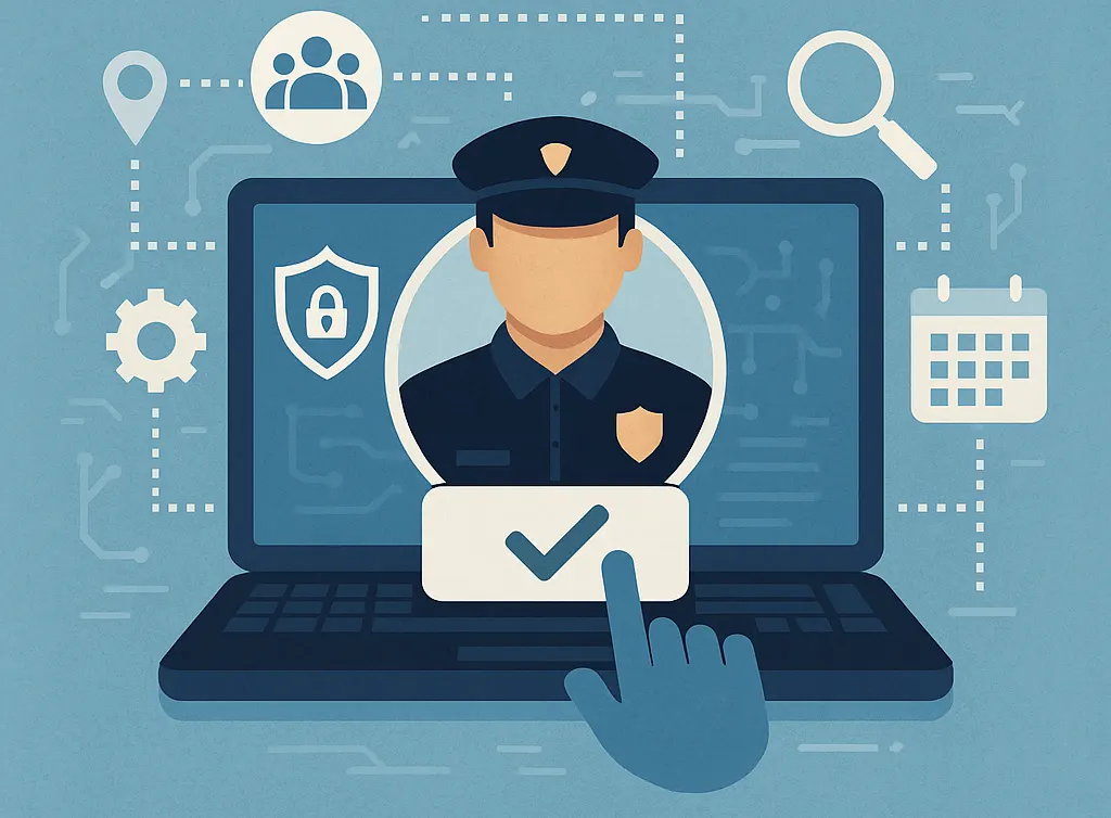 Agent de sécurité en poste