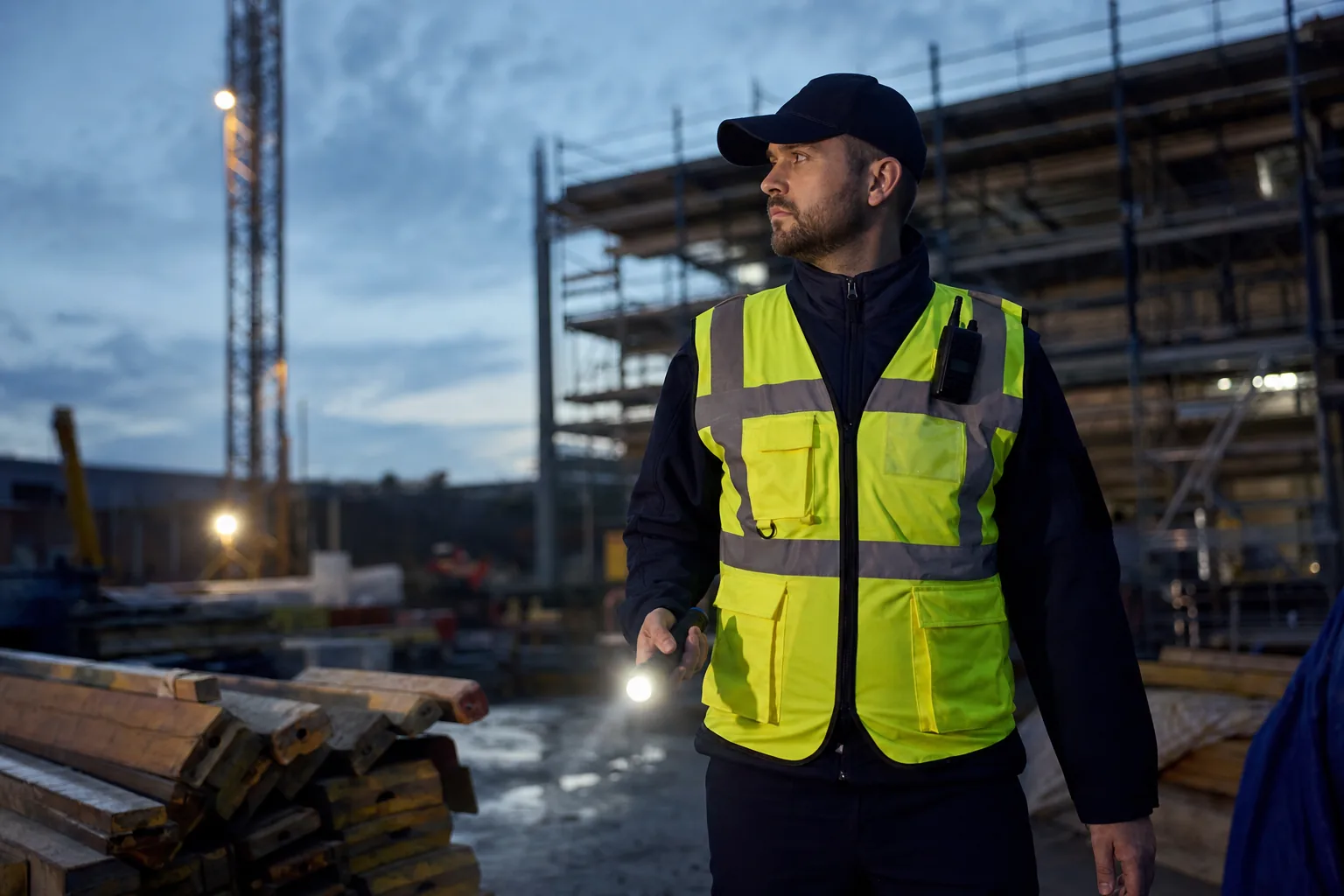 Agent de sécurité sur chantier BTP
